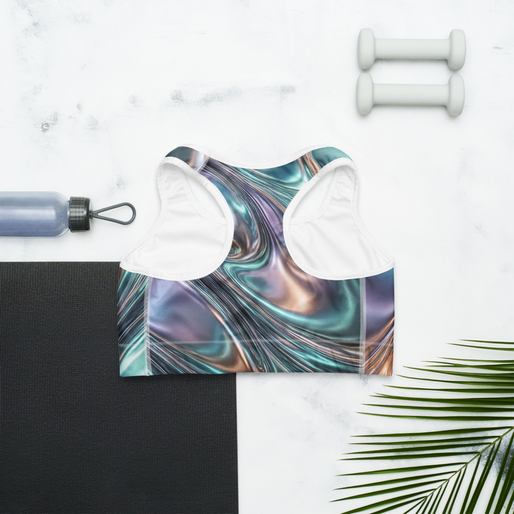 Cosmic Flow Sports Bra - Strength in Motion