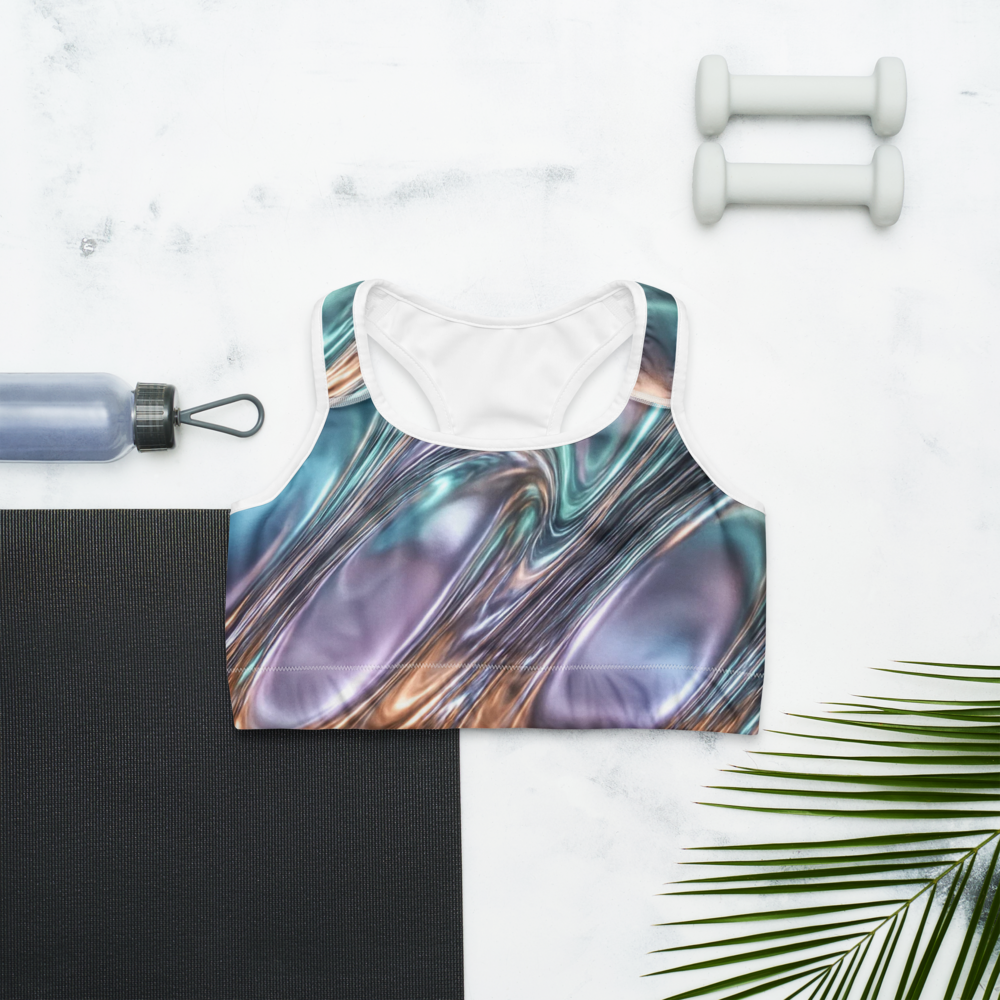 Cosmic Flow Sports Bra - Strength in Motion