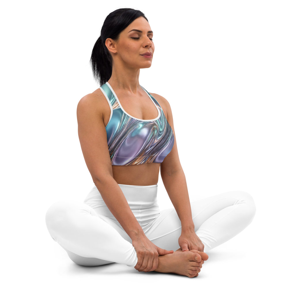 Cosmic Flow Sports Bra - Strength in Motion