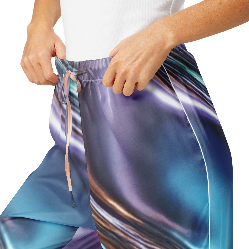 Cosmic Flow Women’s Satin Pajama Pants